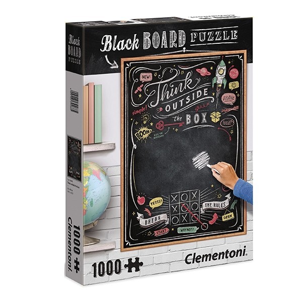 clementoni puzzle 1000el blackboard thinkoutsidethe box 39468 69x50cm
