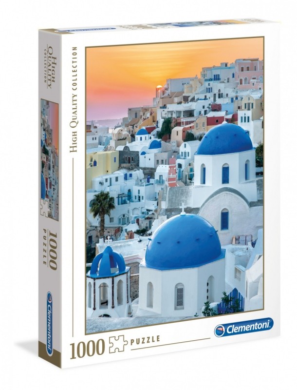 clementoni puzzle 1000el santorini 39480  69x50cm