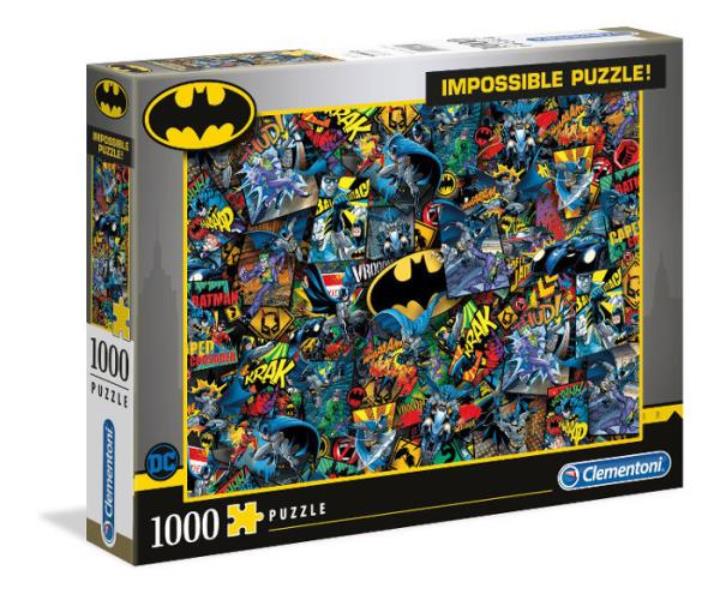 clementoni puzzle 1000el impossible batman 39575