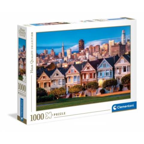 clementoni puzzle 1000el. 39605 malowane domy amerykańskich kobiet 69x50cm
