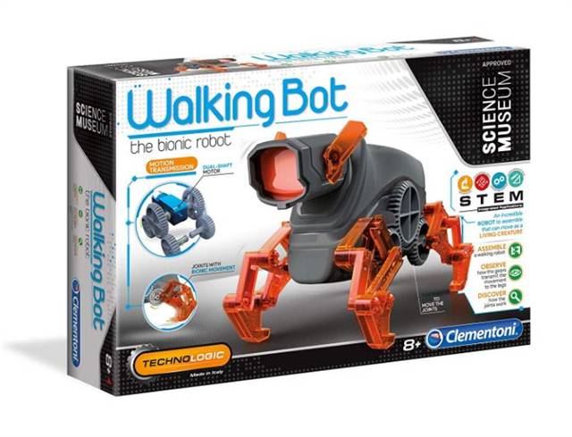 clementoni robot chodzący walking bot 50059