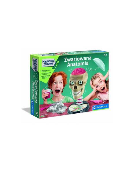 CLEMENTONI ZWARIOWANA ANATOMIA NAUKOWA ZABAWA 50697