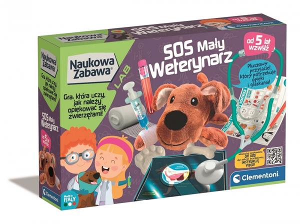 CLEMENTONI NAUKOWA ZABAWA SOS MAŁY WETERYNARZ 50712