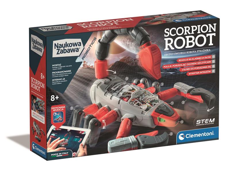 clementoni robot skorpion  naukowa zabawa 50718