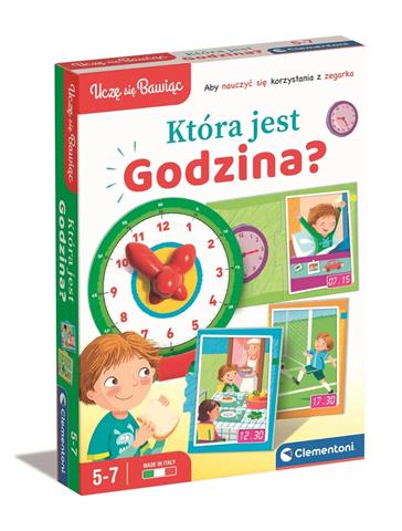 CLEMENTONI UCZĘ SIĘ BAWIĄC KTÓRA JEST GODZINA? 50771