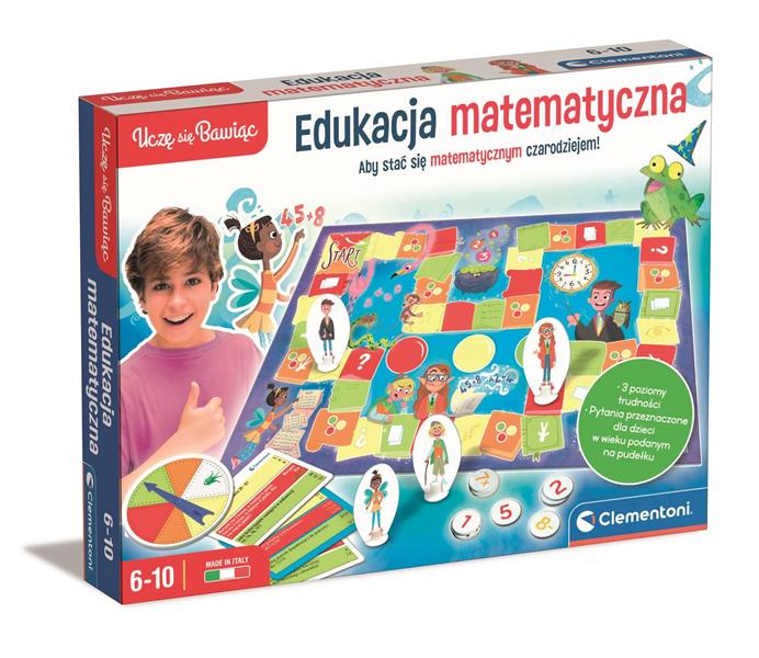 CLEMENTONI UCZĘ SIĘ BAWIĄC EDUKACJA MATEMATYCZNA 50778