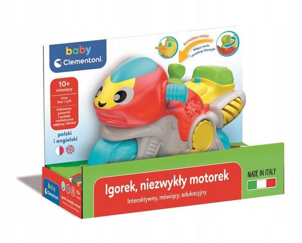 clementoni baby igorek niezwykły motorek 50801