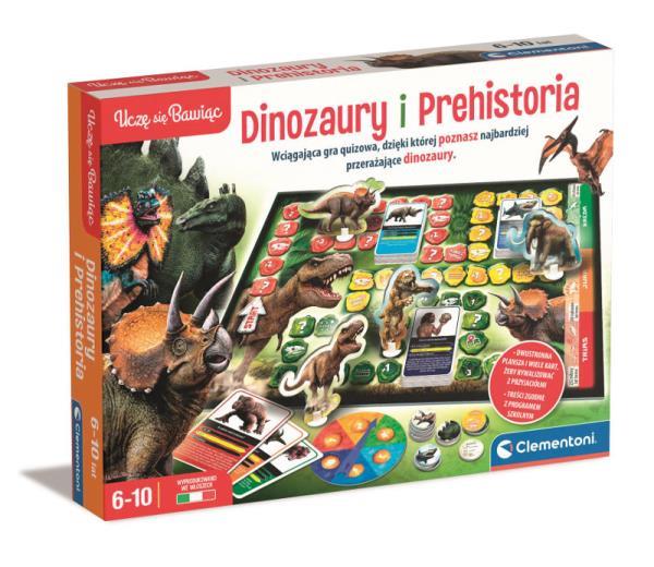 clementoni uczę się bawiąc dinozaury i prehistoria 50804