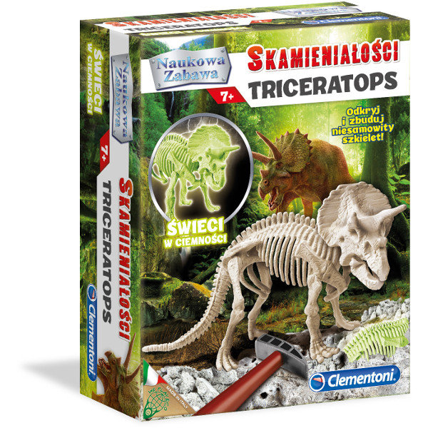 clementoni skamieniałości triceratops 60892