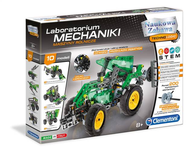 clementoni laboratorium mechaniki-maszyny rolnicze 60951