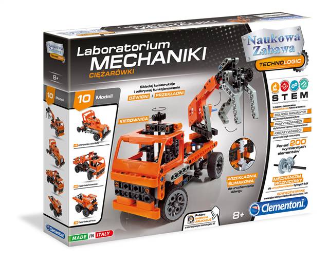 clementoni laboratorium mechaniki-ciężarówki 60992