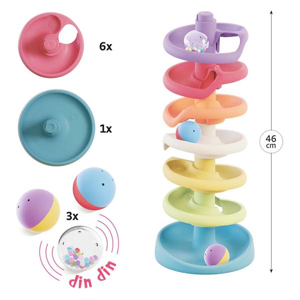 QUERCETTI PLAYBIO SPIRAL WIEŻA Z PIŁECZKAMI TOWER EVO DANTE