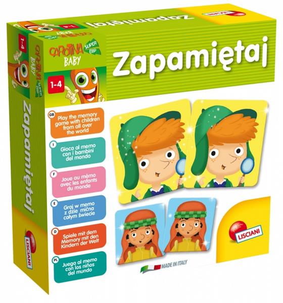 lisciani carotina baby zapamiętaj 54916