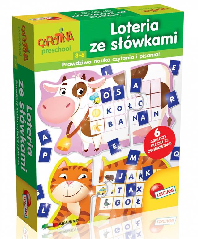 lisciani carotina loteria ze słówkami   pl5783 dante