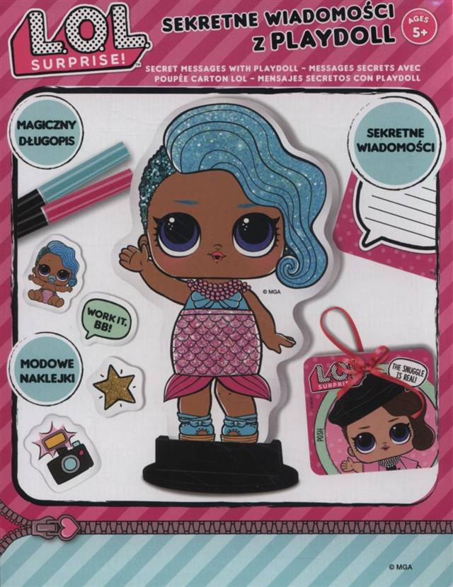 **LOL SEKRETNE WIADOMOŚCI Z PLAYDOLL LISCIANI 69460 DANTE