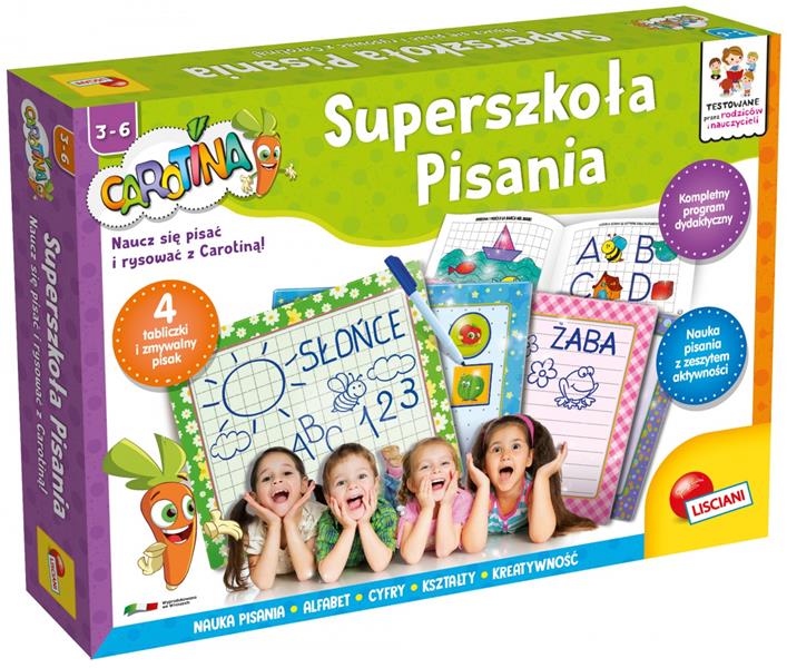 lisciani carotina gra super szkoła pisania65455