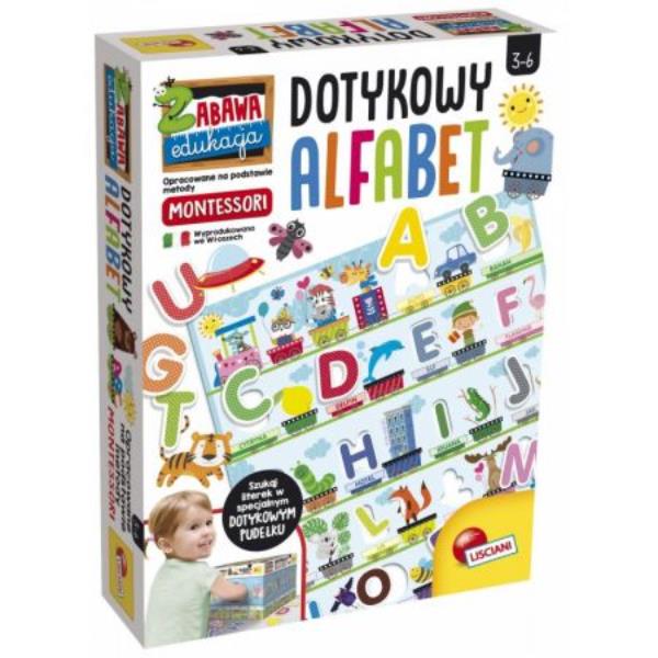 lisciani montessori dotykowy alfabet    72446 dante