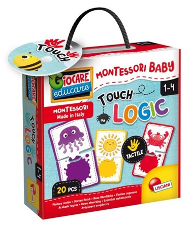 lisciani montessori baby gra touch logic 92697