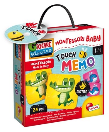lisciani montessori baby gra touch memo 92730