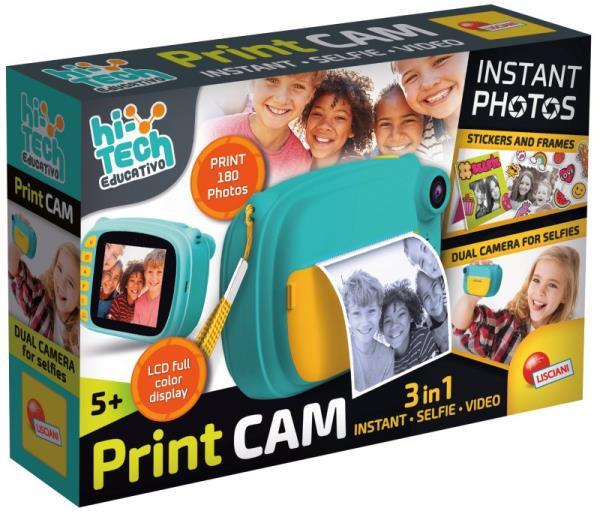 APARAT FOTOGRAFICZNY NATYCHMIASTOWE ZDJĘCIA 3W1 PRINT CAM INSTANT 101047 LISCIANI DANTE