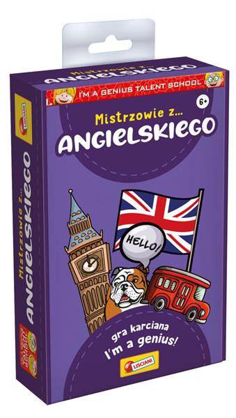 LISCIANI I'M GENIUS TALENT SCHOOL MISTRZOWIE Z ANGIELSKIEGO GRA KARCIANA 92314 DANTE