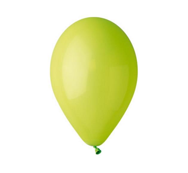 balon pastel.26cm.11/j.zielony op.100szt.godan