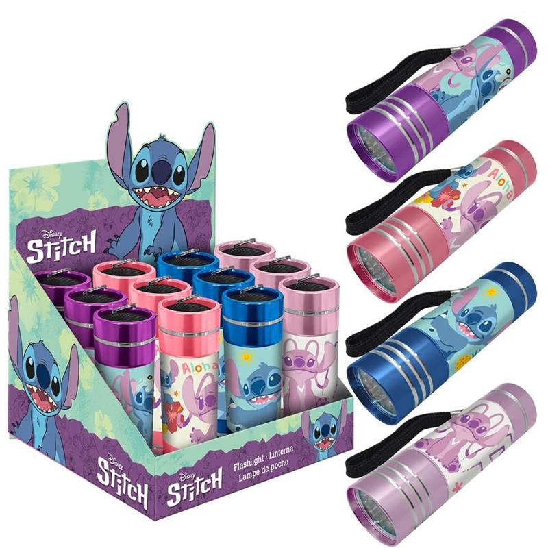 LATARKA LED 9CM STITCH LST1168 KIDS