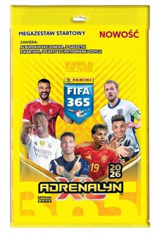 PANINI 2026 KARTY PIŁKARSKIE FIFA 365 ADRENALYN XL ZESTAW STARTOWY