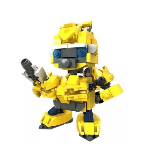 NICE KLOCKI HEROES! 219EL YELLOW CAR SOLIDER 78108 ALBA MOLI