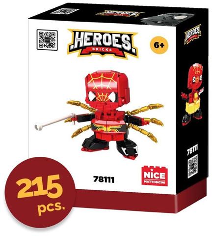 NICE KLOCKI HEROES! 215EL RED SOLIDER 78111 ALBA MOLI