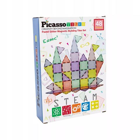 PICASSO TILES KLOCKI KONSTRUKCYJNE MAGNETYCZNE 48EL ORBICO