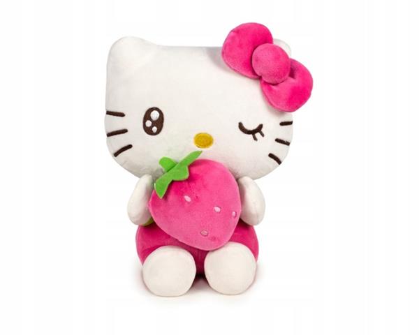EPEE HELLO KITTY MACEDONIA MASKOTKA PLUSZOWA 25CM Z TRUSKAWKĄ