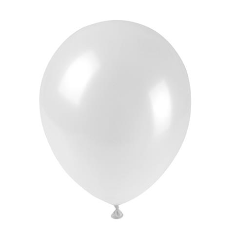 arpex balon metal. 25cm biały op.100szt. blr210bia