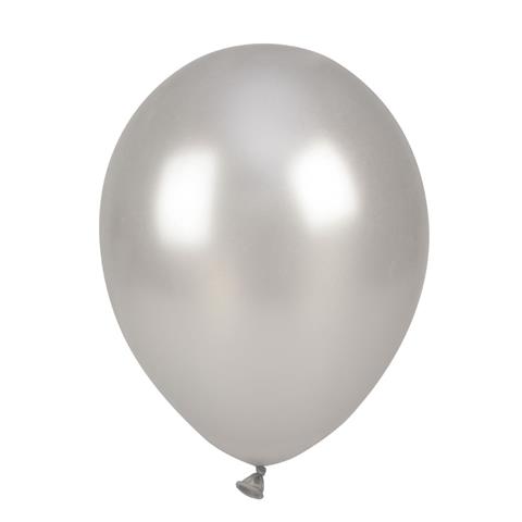 arpex balon metal. 25cm srebrny op.100szt. blr210sre