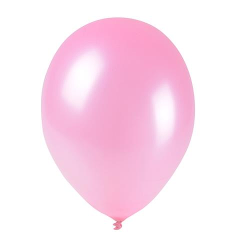 arpex balon metal. 25cm jasnoróżowy  op.100szt. blr210jroz