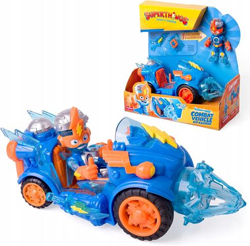 SUPER THINGS COMBAT VEHICLE KID KAZOOM MAGIC BOX ORBICO