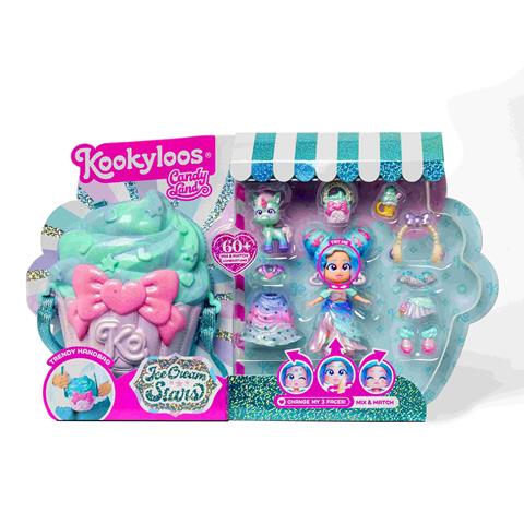 KOOKYLOOS ICE CREAM STARS DELUXE LALKA ZTOREBKĄ I AKCESORIAMI MAGICBOX ORBICO