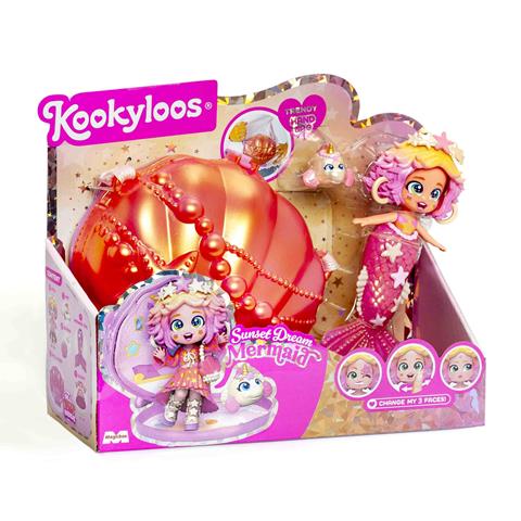 KOOKYLOOS MERMAID SUNSET DREAM LALKA SYRENKA Z TOREBKĄ ORBICO
