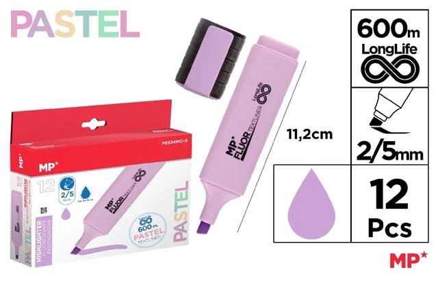 MP-ZAKREŚLACZ PASTEL FIOLETOWY PE534MO-S