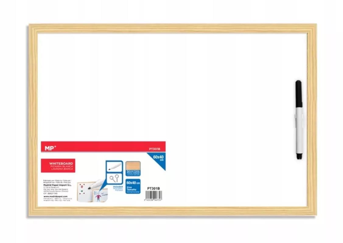 MP-TABLICA BIAŁA 40x60cm Z MARKEREM