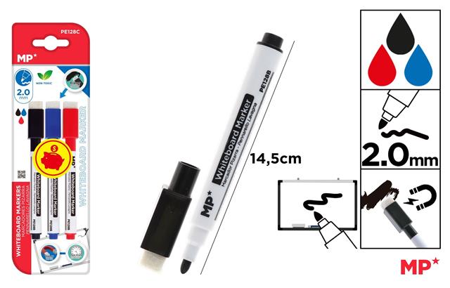 MP-MARKER DO TABLIC SUCHOŚCIERALNYCH    3 KOLORY OP.3SZT