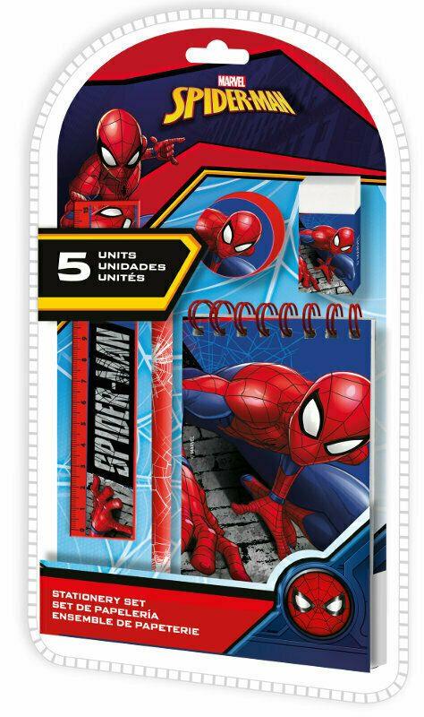 ZESTAW PIŚMIENNICZY SPIDERMAN 5-EL KIDS