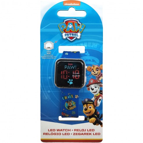 zegarek psi patrol cyfrowy led z kalendarzem kids paw4354ku