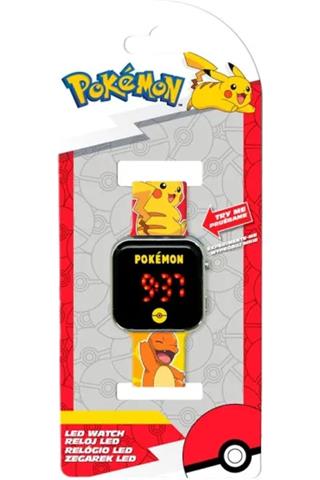 ZEGAREK LED Z KALENDARZEM POKEMON, KIDS
