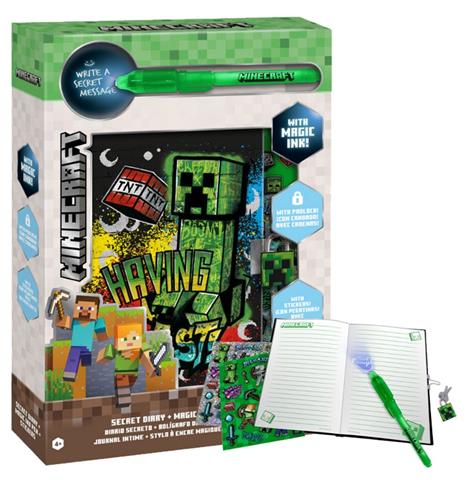 PAMIĘTNIK Z MAGICZNYM DŁUGOPISEM MINECRAFT MC00061 KIDS