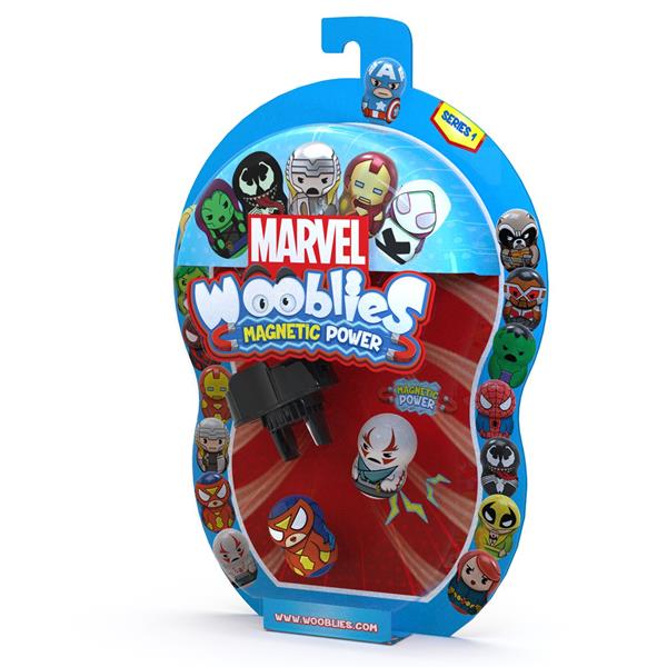 WOOBLIES MARVEL - 2 FIGURKI MAGNETYCZNE + WYRZUTNIA WBM008