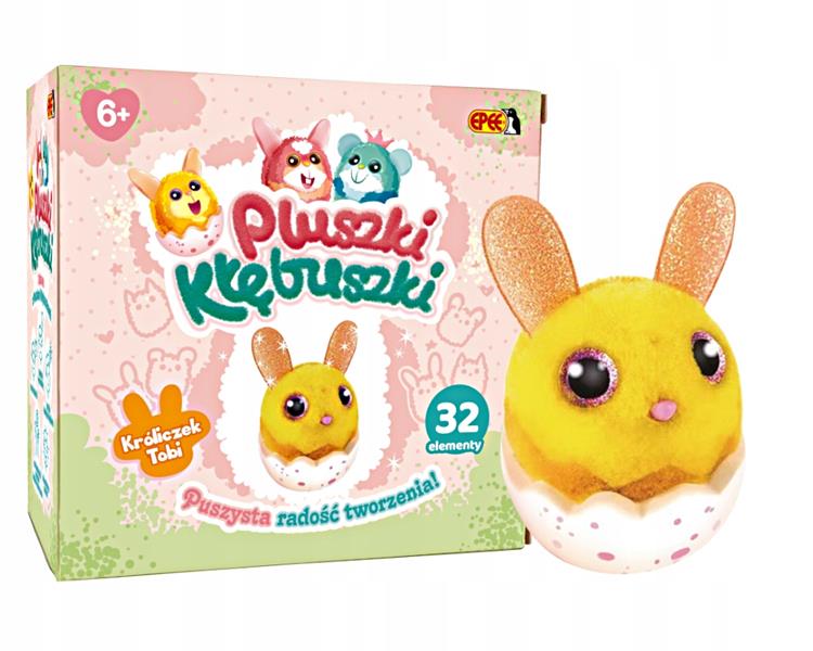 EPEE PLUSZKI KŁĘBUSZKI ŻÓŁTY KRÓLICZEK TOBI 32EL