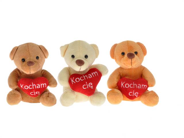 hero miś pluszowy z sercem kocham cię 15cm 92822