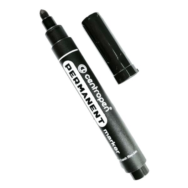 CENTROPEN MARKER PERMANENTNY CZARNY OKRĄGŁY 8566 CNP-615522 CDC /10/