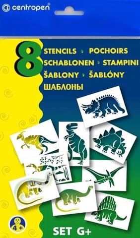 CENTROPEN SZABLONY DO MAZAKÓW DMUCHANYCHG+ 8 WZORÓW 9996 CDC